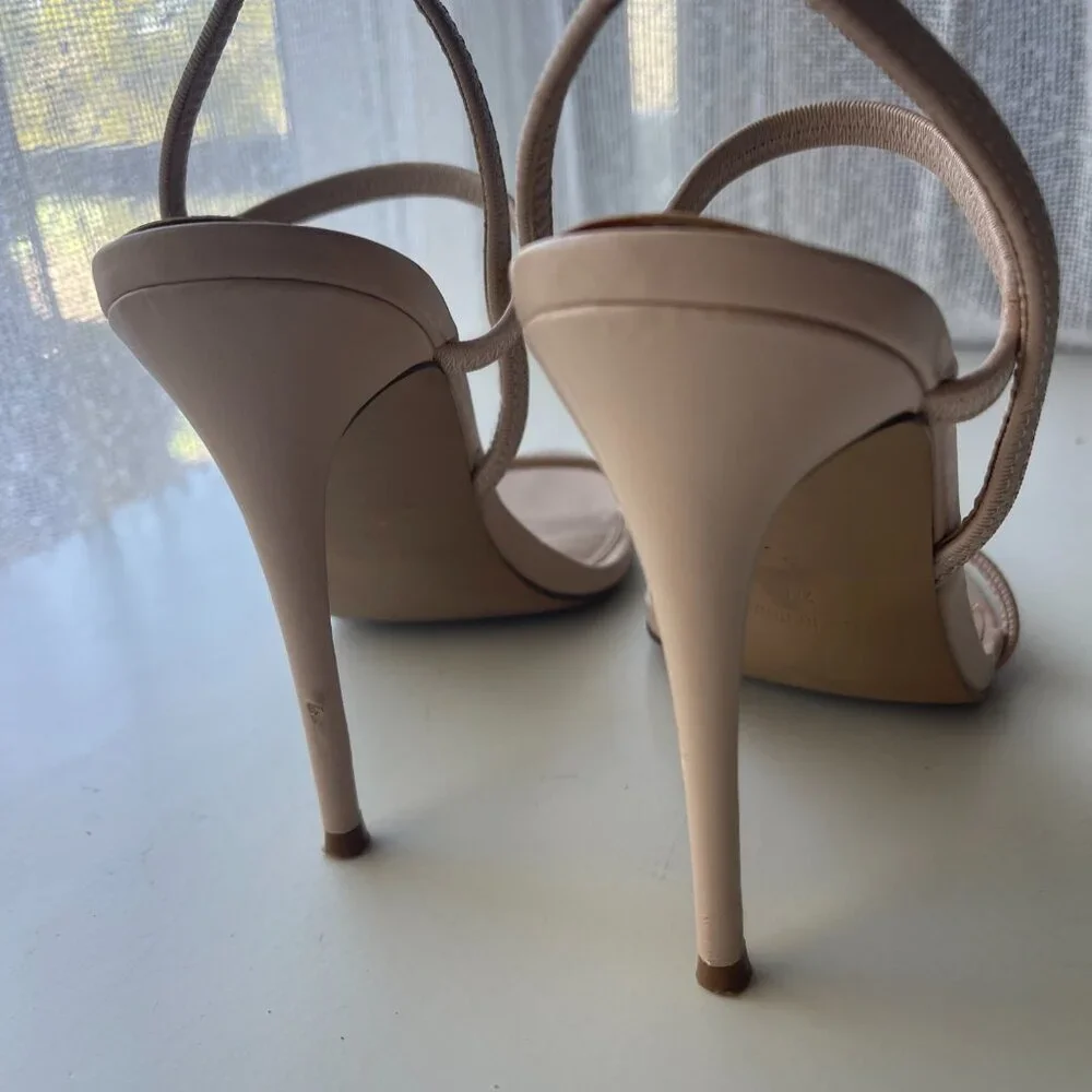 Steve Madden Blush Strappy Stiletto Sandals